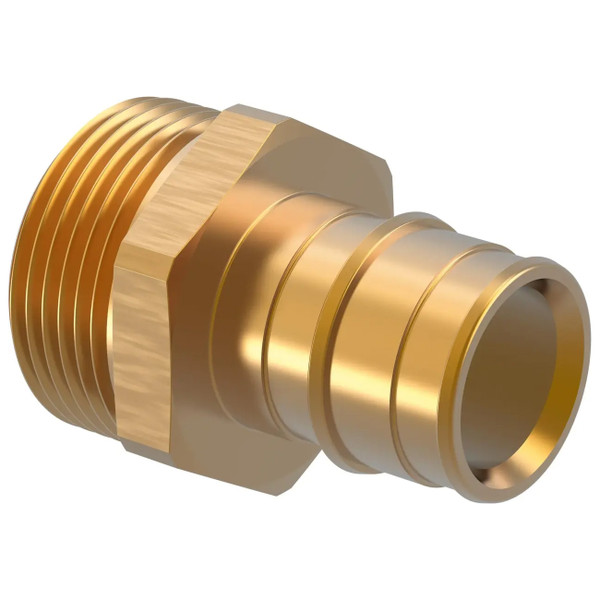 Штуцер латунь НР 25х1" с наружной резьбой (Uponor Q&E) уп. 40 шт (1047863)