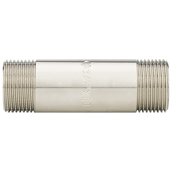 Удлинитель Varmega НР-НР 3/4" x 50 мм, никелированный