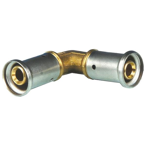 Угольник HENCO 90гр, латунь пресс, 26x26