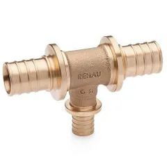 Изображение товара Тройник REHAU с уменьшенным боковым проходом 32-25-32 PLATINUM RX, бронза