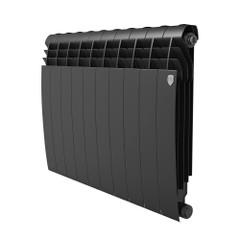 Изображение товара Радиатор биметаллический Royal Thermo BILINER B 500 Чёрный - 10 секц.