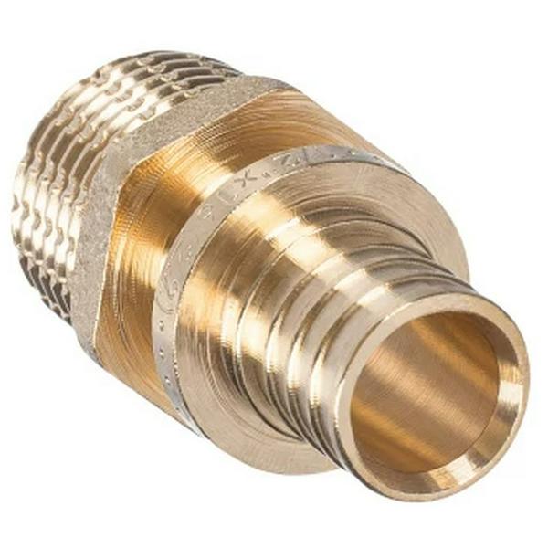 Муфта переходная НР 16*1/2 латунь акс.