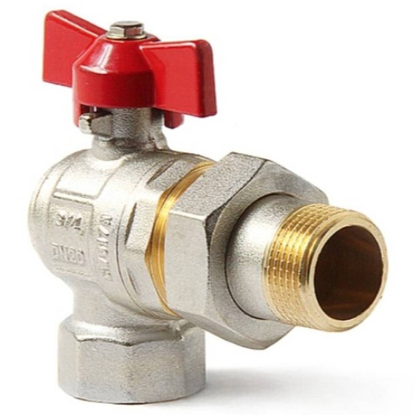 Кран VIEIR шар. с амер. 1/2" угловой VER47