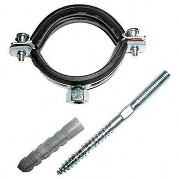 Хомут крепёжный 40 мм со шпилькой и дюбелем