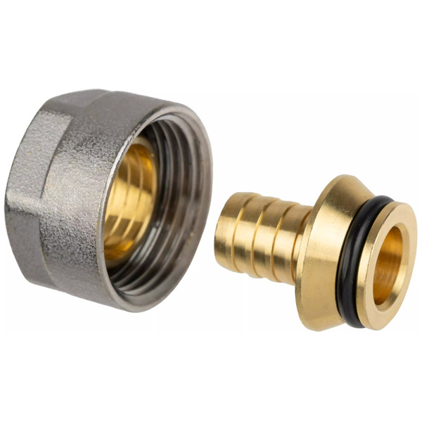 Адаптер Usystems зажимной Flex латунный PE-X 16x2,0-3/4"ВР Евроконус