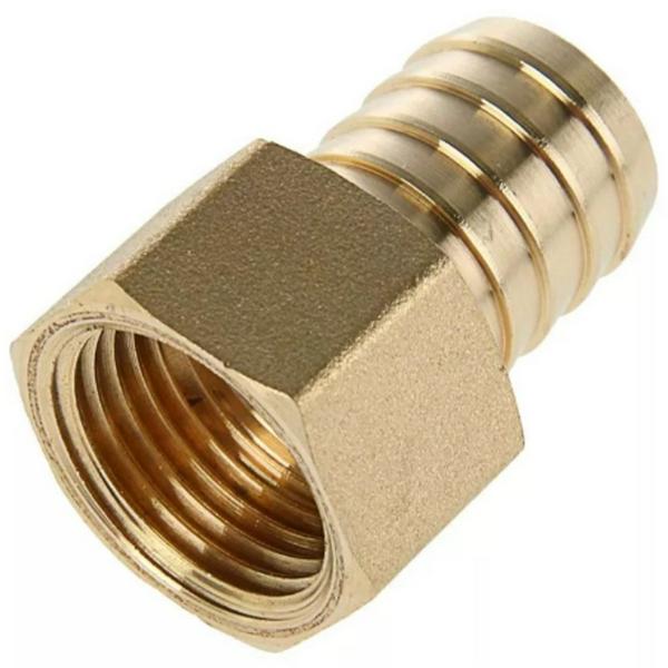 Штуцер (елочка) ВР внутрення резьба d 1/2" х 12 латунь (JIF) (336) уп 10 шт