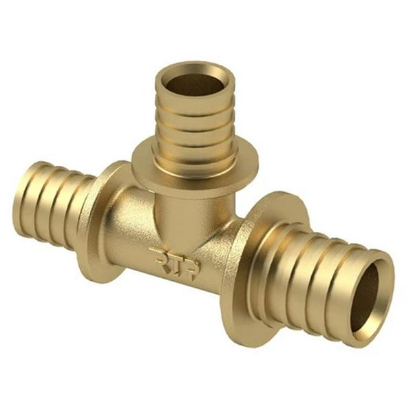 Тройник переходной 25х20х25 латунь акс.