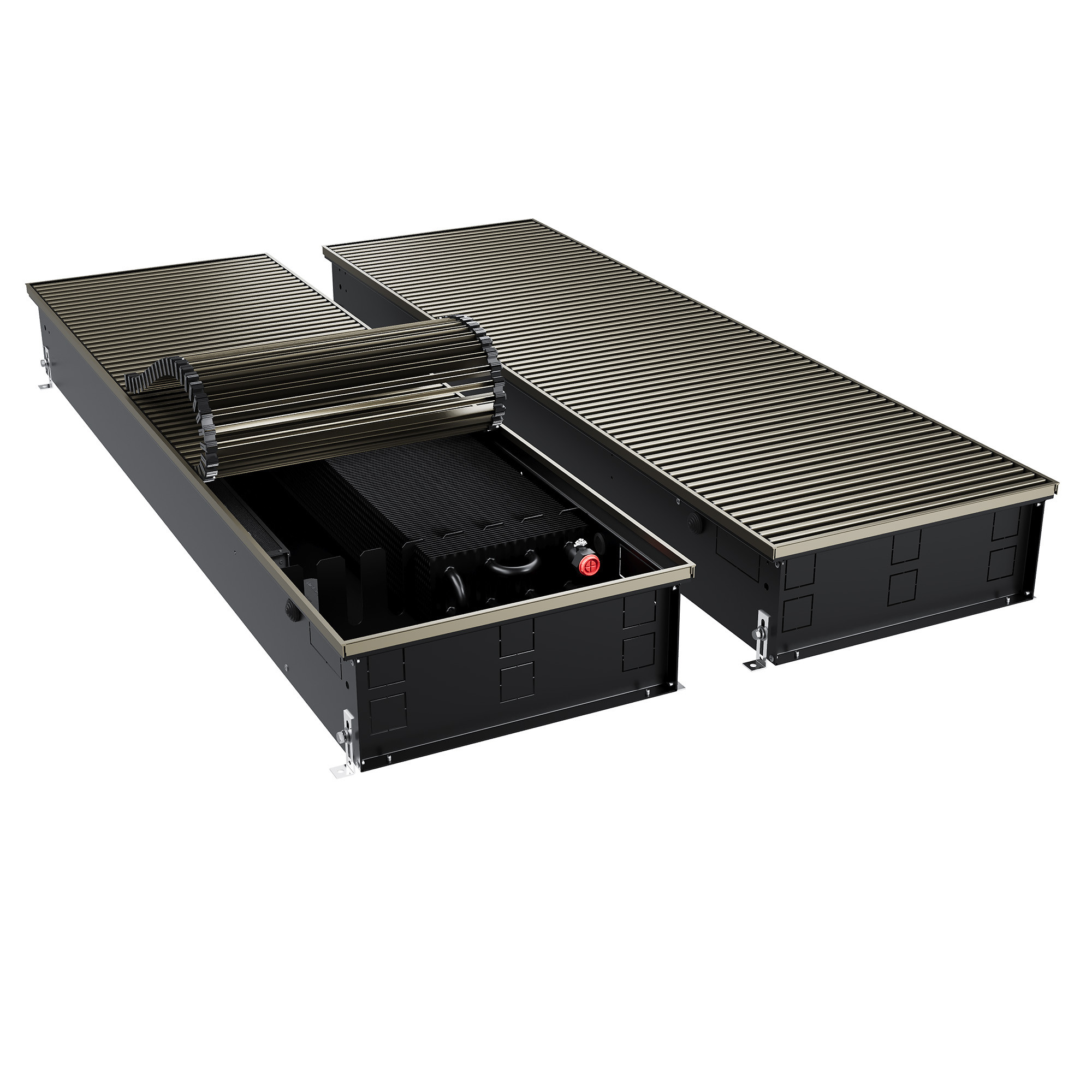 Конвектор внутрипольный Royal Thermo ATRIUM TURBO-150/400/1000-DG-U-DB