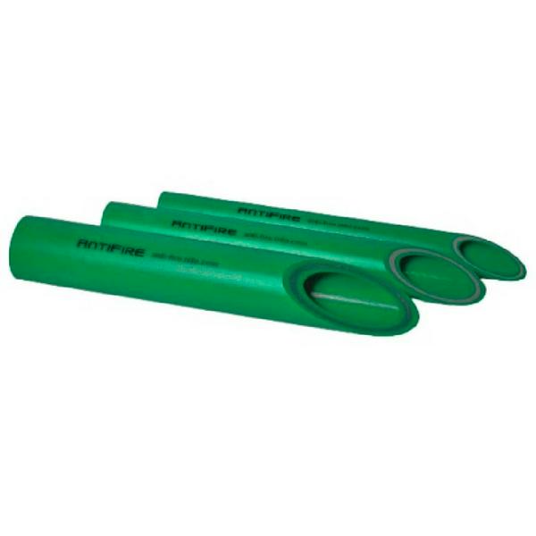 Труба PP-R AntiFire FR FireResistant SDR7,4 D110 L4м Green