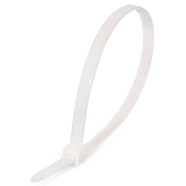 Стяжки нейлоновые Fortisflex КСС 4х300 арт. 49399 белые, упак_100