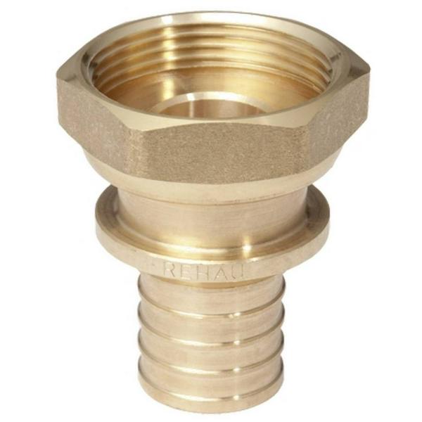 Переходник REHAU с накидной гайкой 20-1/2" RX+ , бронза