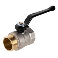 Изображение товара Кран шаровой латунный LD Pride 47.40.В-Н.Р Ду 40 Ру 25 (рычаг с бир.)