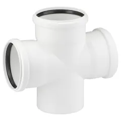 Изображение товара Крестовина REHAU двухплоскостная REHAU RAUPIANO PLUS 110/110/110/87гр