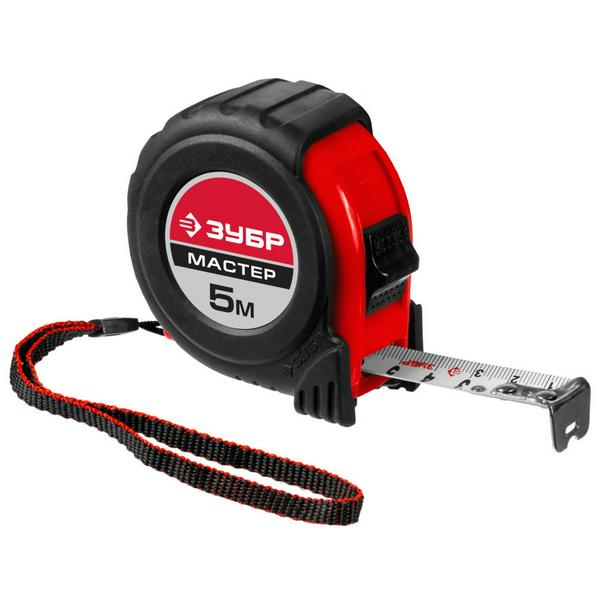 Рулетка 5*19 мм ЗУБР ЭКСПЕРТ с автостопом, профессионал