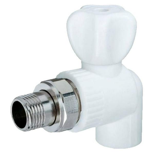 Кран РОСТерм PPR для радиатора угловой 25х3/4 НР