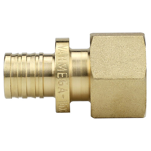 Муфта VARMEGA Slide-fit переходная (переходник) ВР, 25х1", аксиальная, латунь, VM51317