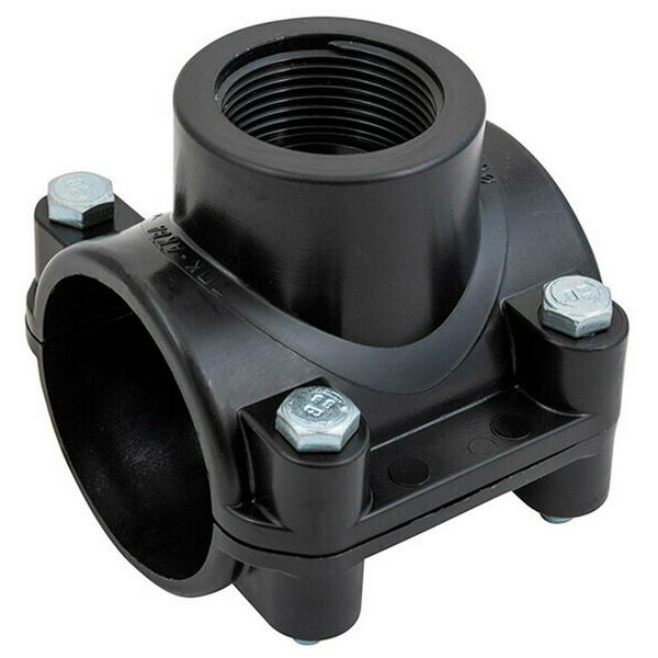 Седелка ПНД компрессионная ВР 160*2" внутренняя резьба