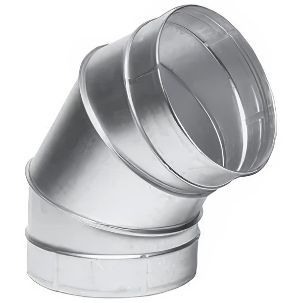 Отвод круглого сечения оц. 0,50 Ф250-45-250