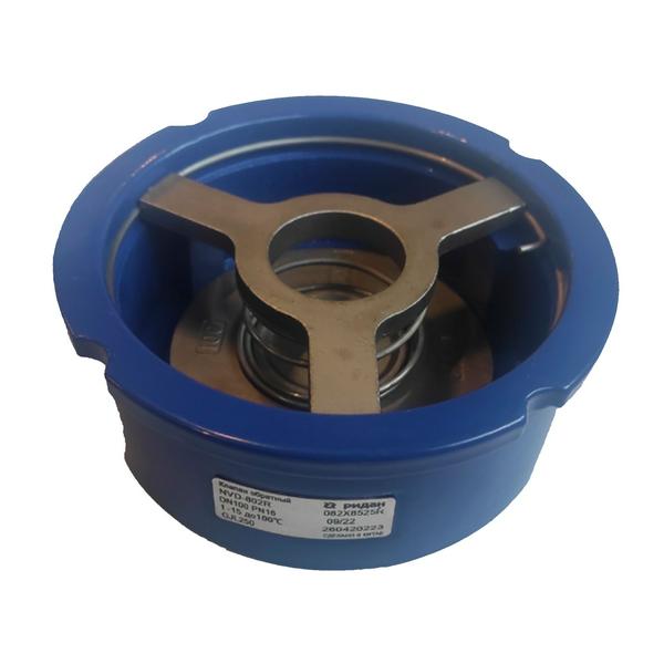 Клапан РИДАН обратный межфланцевый пружинный тарельчатый,чугун GJL250 (NVD-802R PN16 DN40)