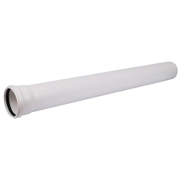 Труба канализационная бесшумная ПП 110*3,8* 500 мм СИНИКОН КОМФОРТ с раструбом белая (уп.30 шт)