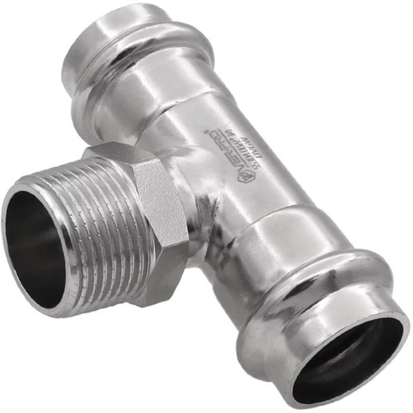 Тройник VIEIR нар.р. 22×1/2"×22 VER-PRO (40/4)