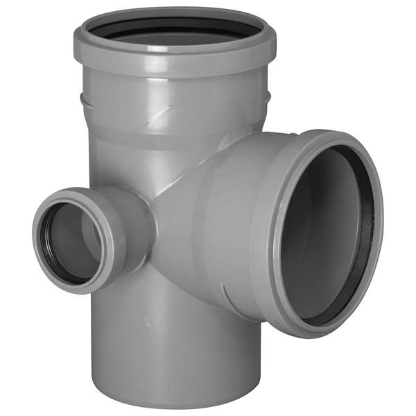 Крестовина TEBO для внут. канал. 2-х пл. левая 100-50-50 87,5гр. сер. арт. 013020645 (1/25)