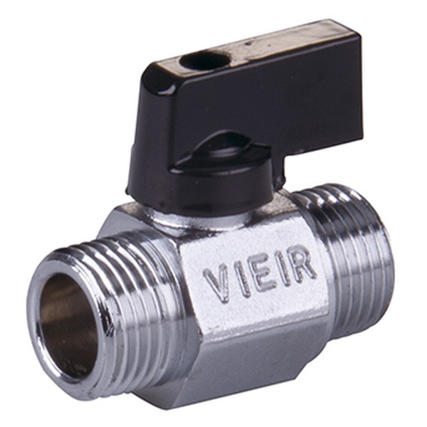 Кран VIEIR мини 1/2" НН, черная ручка (180/18) VR172