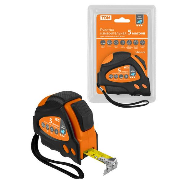 Рулетка TDM ELECTRIC Алмаз 5мх19мм