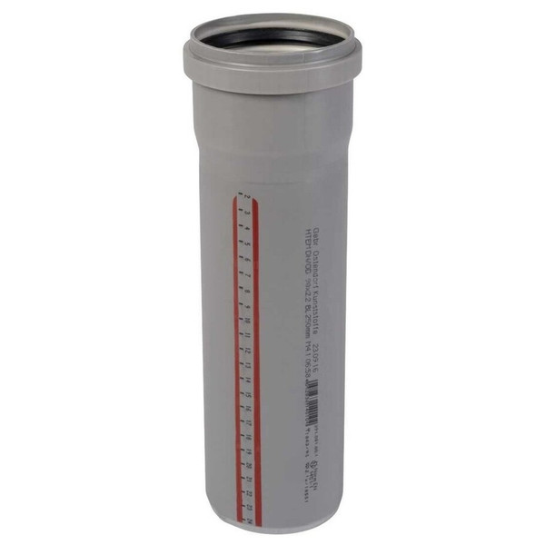 Труба Ostendorf 90х250 мм HTEM Внутр.кан. PPS серый