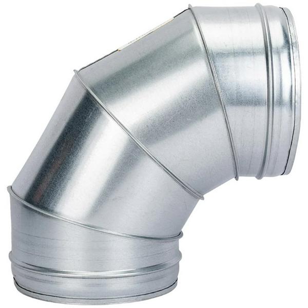 Отвод Галвент (Кр)-1-90-160-140-14x14 (оц. ст. - с ЖК)