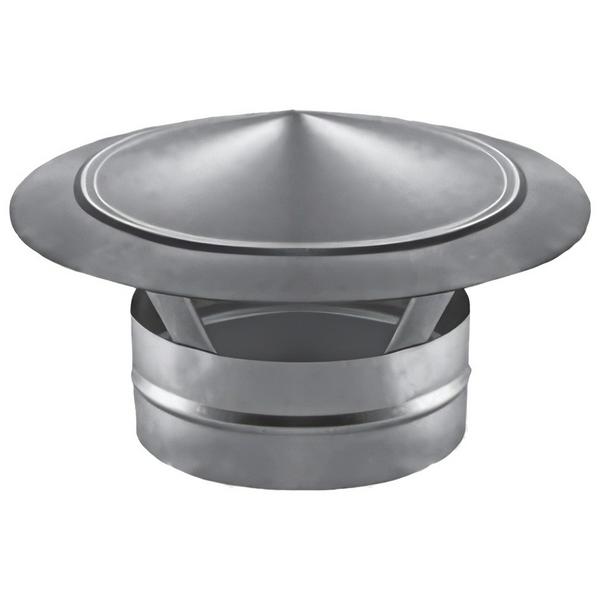 Зонт Галвент (Кр) - 100х170 H-40 Н1-50 (оц. ст. 0.5/ кронштейны ст. г/к 1.5)