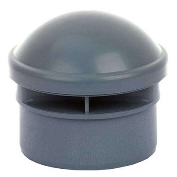 Клапан Ostendorf 110 мм вакуумный для канализации Внутр.кан. PPS серый