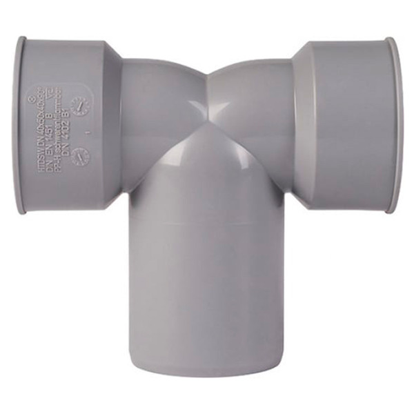 Отвод Ostendorf 40х50х40 двойной сифонный HTDSW ВК PPS серый