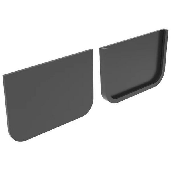 Комплект заглушек для лотка водотводного пластикового Gidrolica Light (Арт. 18061, 2 шт)