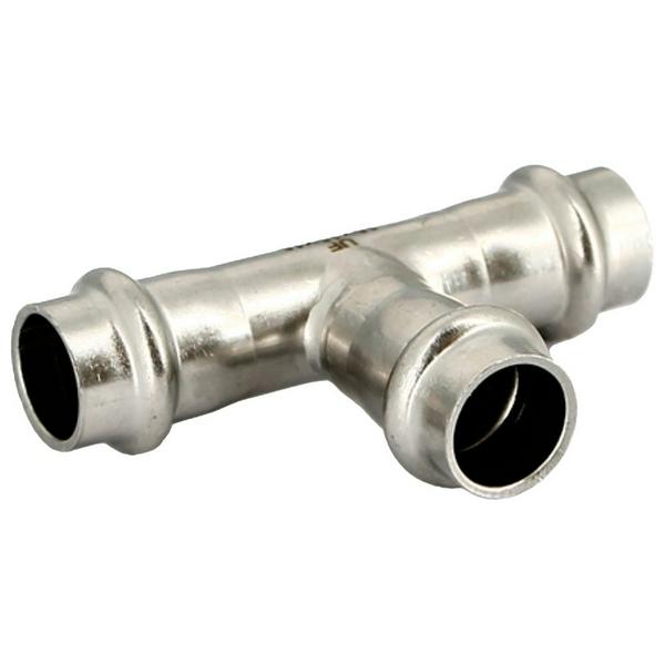 Тройник Uni-Fitt пресс 22 нерж. ст.