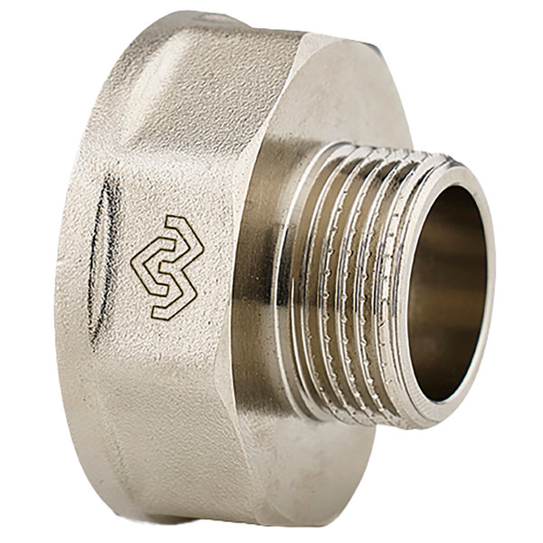 Переходник Varmega ВР-НР под ключ 1" x 1/2", никелированный