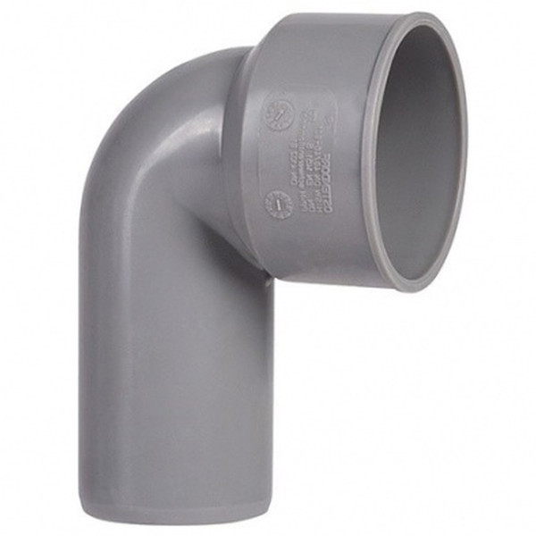 Отвод Ostendorf 50/50 сифонный HTSW Внутр.кан. PPS серый