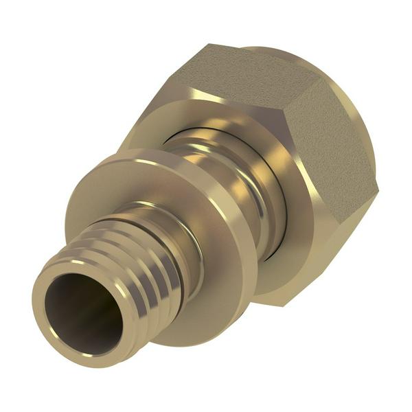 Соединение TECE прямое с накидной гайкой 16х3/4", латунь