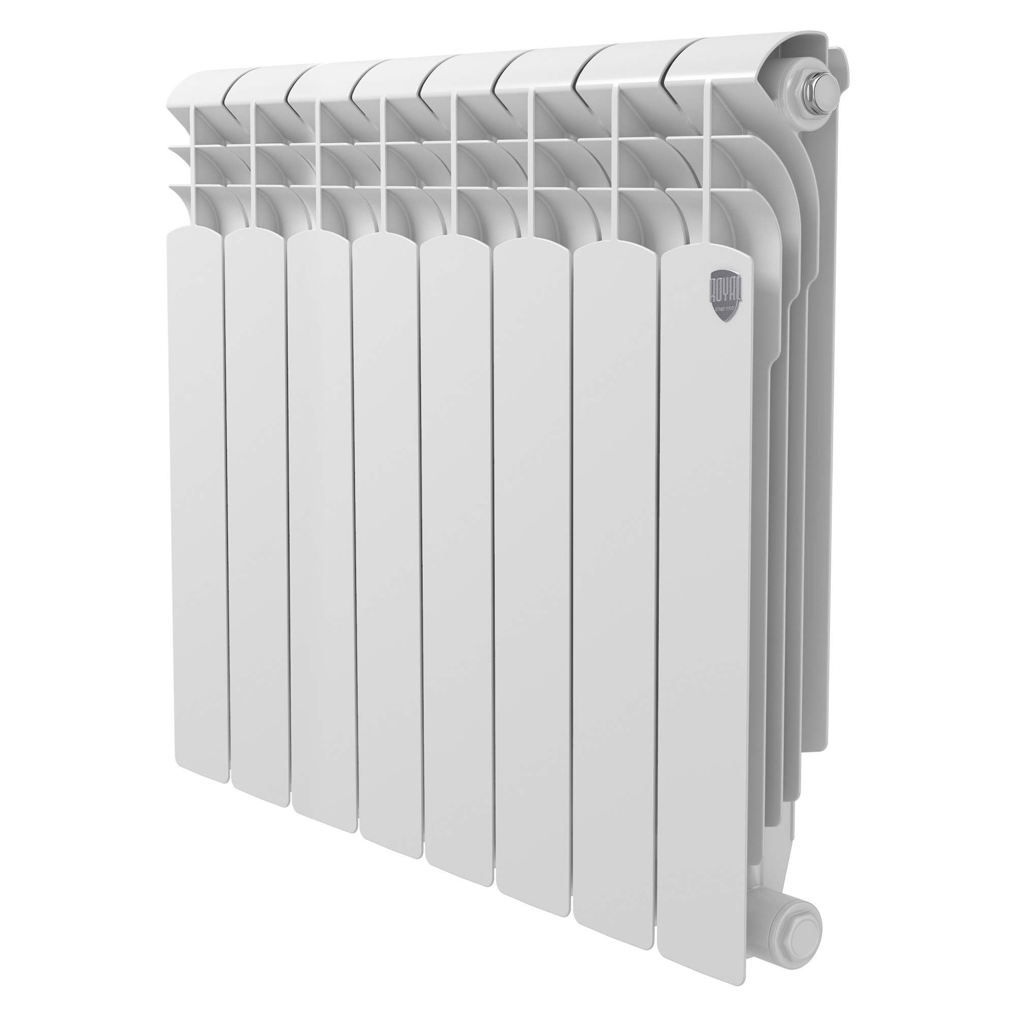 Изображение товара Радиатор биметаллический Royal Thermo MONOBLOCK B 8 секций Белый