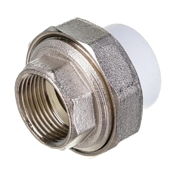 Муфта комбинированная для труб PPR TEBO разъемная вн.р. 40x1.1/4" (5/50)