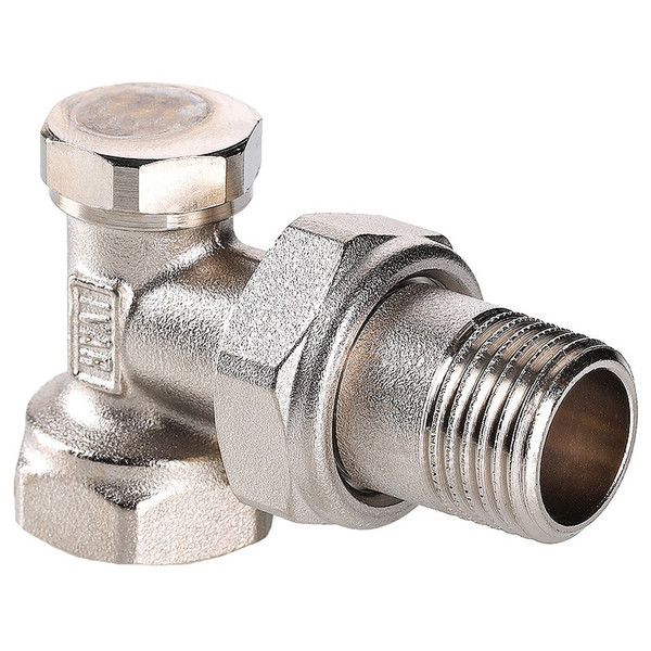 Клапан запорный угловой 1/2" (Valtec VT.019)