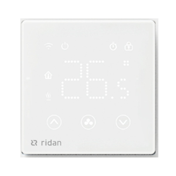 Термостат комнатный РИДАН RSmart-SW с Wi-Fi подключением 230V, белый