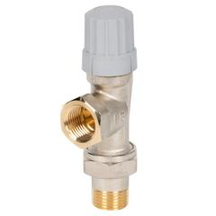 Изображение товара Клапан термостатический Royal Thermo для центральных систем отопления прямой 1/2" Click