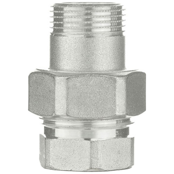 Сгон ELSEN (американка) прямой НВ 1" 1" TIN латунь с плоским уплотнением