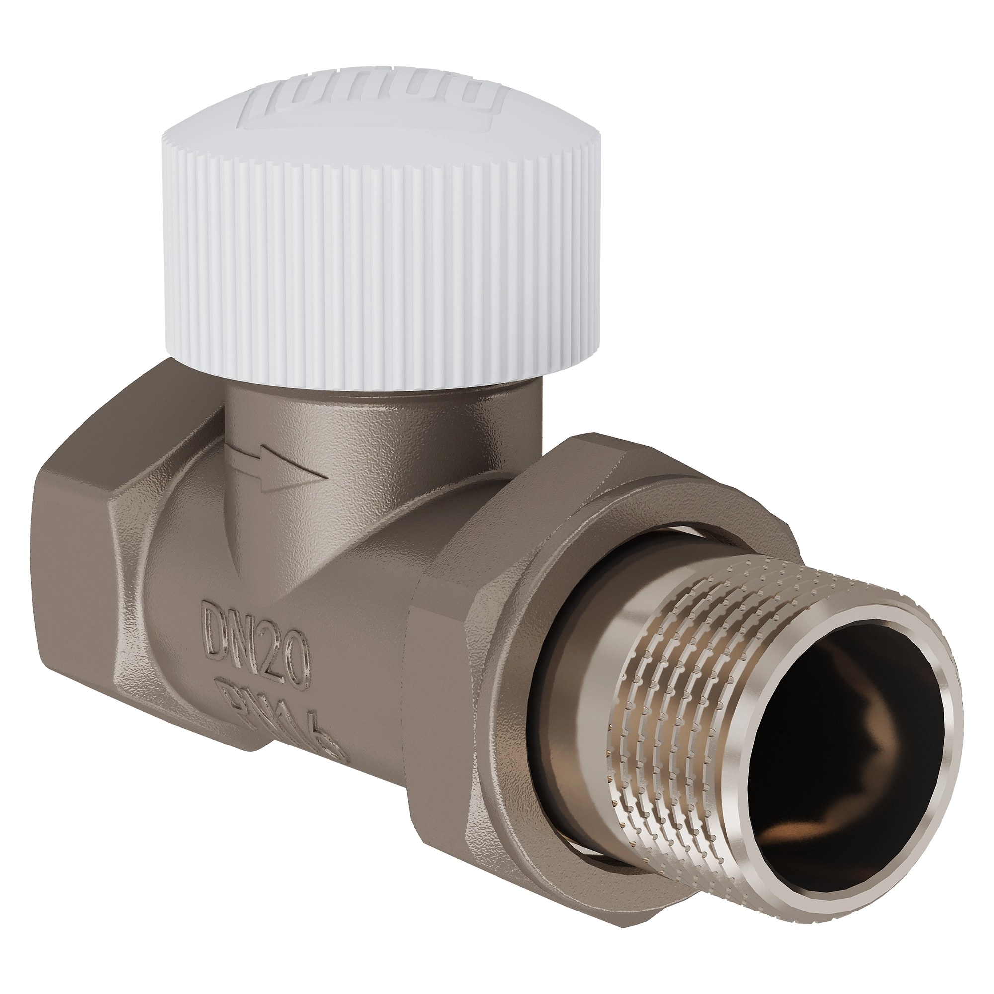 Изображение товара Клапан термостатический прямой Royal Thermo 3/4" М30х1,5 Изображение товара Клапан термостатический прямой Royal Thermo 3/4" М30х1,5