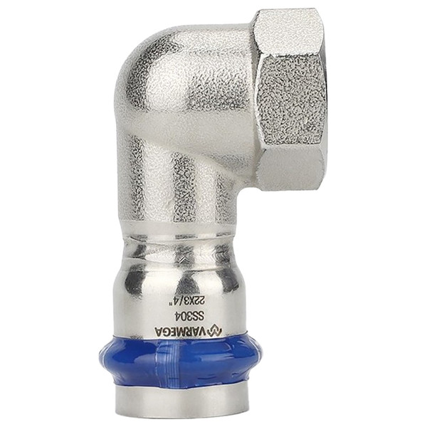 Угольник VARMEGA раструбный Inox Press ВР 15x1/2"