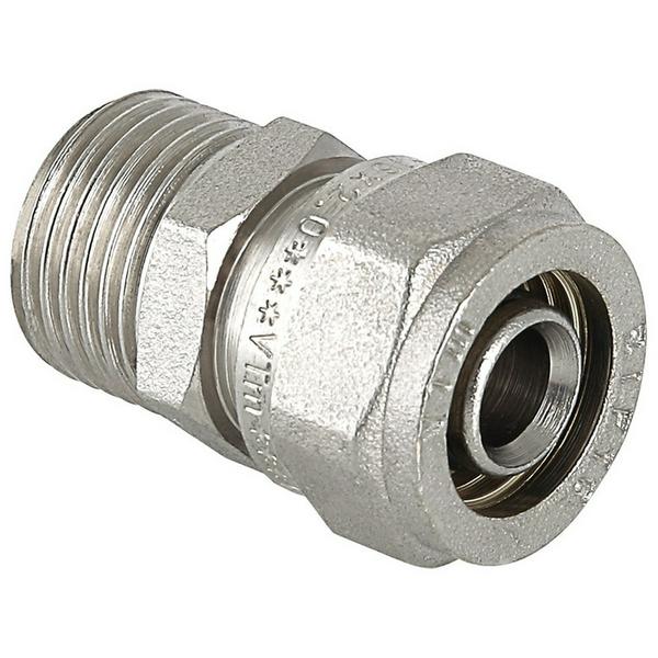 Муфта обжимная с НР 16*3/4"наружняя резьба (Valtec) VTm.301