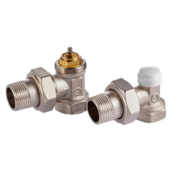 Набор термостатический для радиатора угловой Royal Thermo 1/2" М30х1,5.