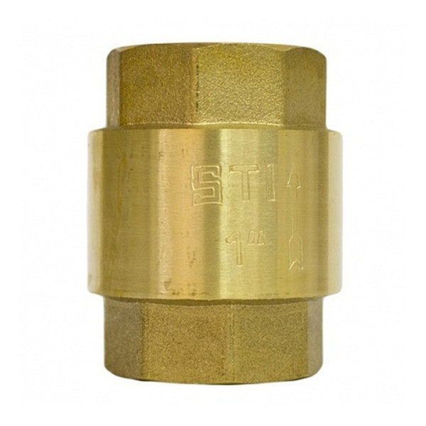 Клапан обратный STI 25 1" пласт. шток, пружинный арт. 00000000405 (15/75)