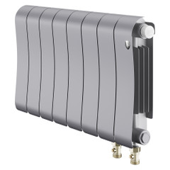 Изображение товара Радиатор биметаллический Royal Thermo Infinity 300 Silver Satin VR80 - 8 секц.